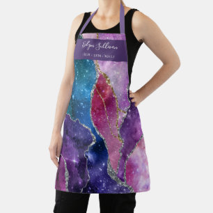 sparkling agate beauty professional apron