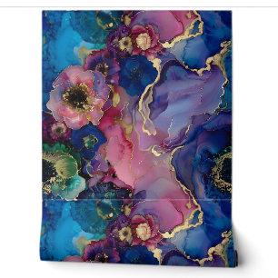 Sparkling Blossom Couture Botanical Wallpaper