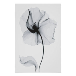 Sparkling Blossom: Nature's Radiant Reflection Poster