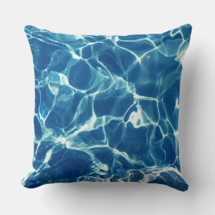 Sparkling Blue Water Cushion