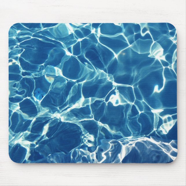 Sparkling Blue Water Mouse Pad (Front)