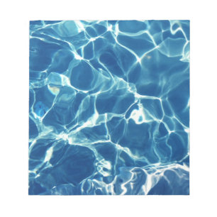 Sparkling Blue Water Notepad