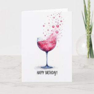 Sparkling Bubble Birthday Card