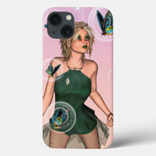 Sparkling Butterfly Fairy Fantasy Art iPhone 13 Case
