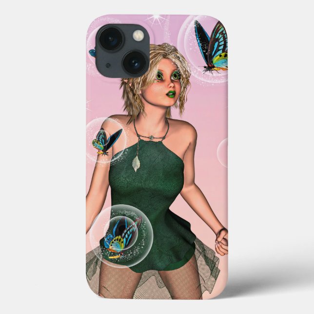 Sparkling Butterfly Fairy Fantasy Art Case-Mate iPhone Case (Back)
