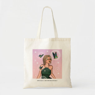 Sparkling Butterfly Fairy Fantasy Art Tote Bag