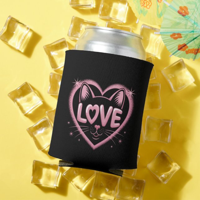 Sparkling Cat Love Can Cooler (In Situ Summer)