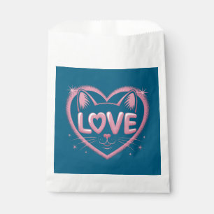 Sparkling Cat Love Favour Bag