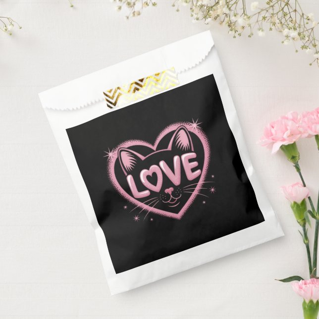 Sparkling Cat Love Favour Bag (Sealed)