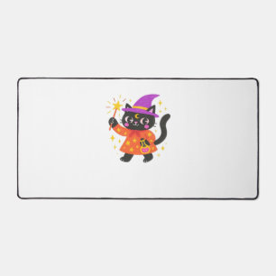 Sparkling Celestial Kitty Witch Classic T-Shirt Desk Mat