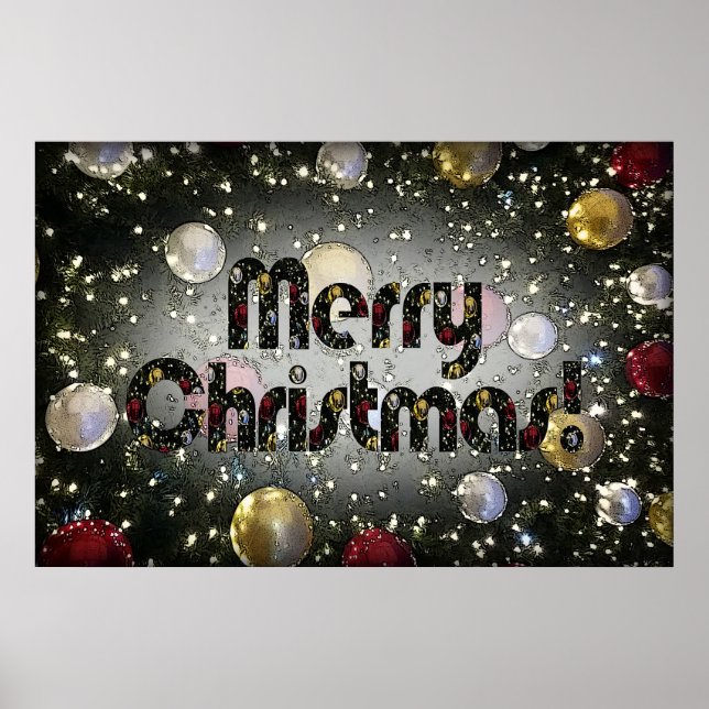 Sparkling Christmas Poster (Front)