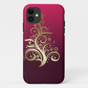 Sparkling Christmas tree iPhone 11 Case