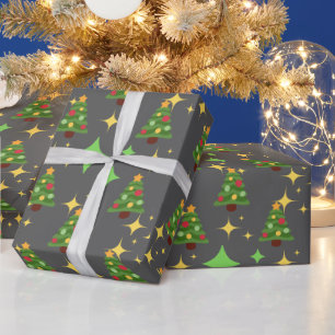 Sparkling Christmas Tree Wrapping Paper