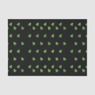 Sparkling Christmas Trees Tissue Paper