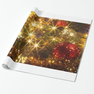 Sparkling Christmas Wrapping Paper