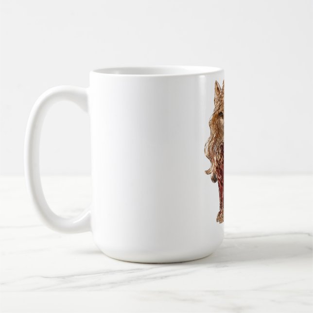 Sparkling Crystal Cute Cat Luxury  Coffee Mug (Left)