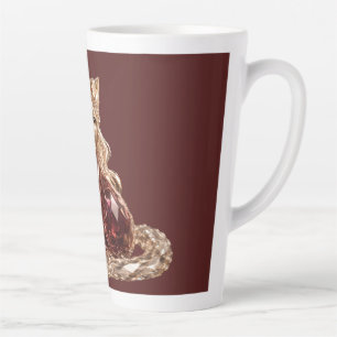 Sparkling Crystal Cute Cat Luxury Latte Mug