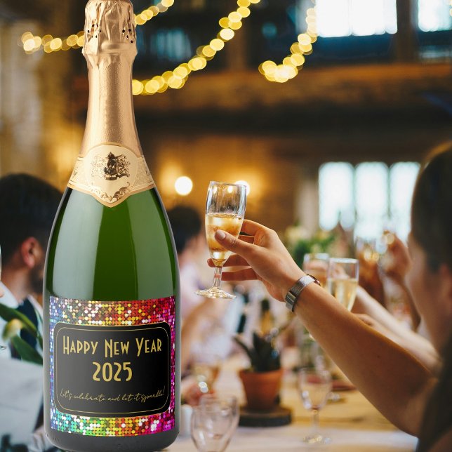  Sparkling Custom New Year Label (Creator Uploaded)