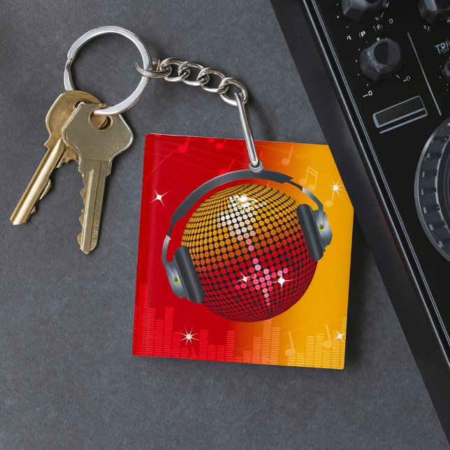 Sparkling Disco Ball Key Ring (Creator Uploaded)