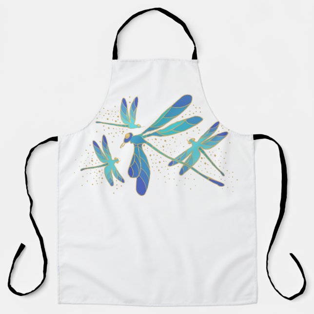 Sparkling Dragonflies Apron (Front)