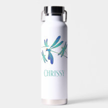 Sparkling Dragonflies Water Bottle