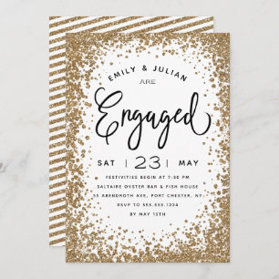 Sparkling Engagement Party Invitation