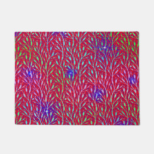 Sparkling Fireworks Party Pattern Doormat