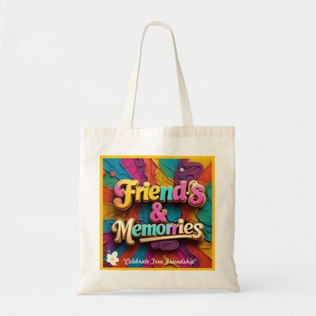 "Sparkling Friendship" Tote Bag (Front)