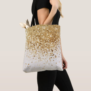 Sparkling Gold Glitter Glam #2 Tote Bag
