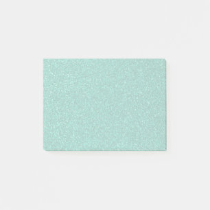 Sparkling Green Glitter Texture Post-it Notes