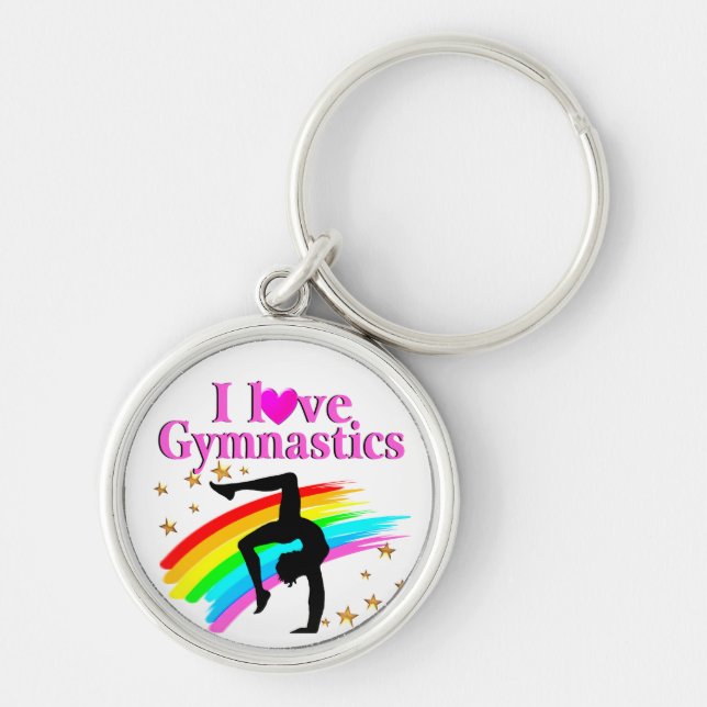 SPARKLING GYMNAST KEY RING (Front)