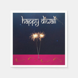 Sparkling Happy Diwali - Paper Napkin