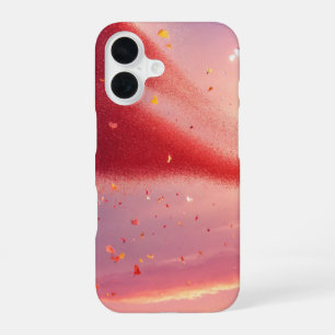 Sparkling Heart and Sunset Phone Case