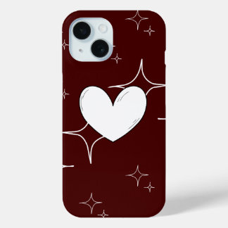 Sparkling Heart Phone Case | Romantic Cover