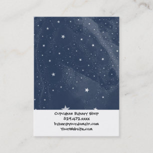 Sparkling Horse Constellation Stars Midnight Blue Business Card