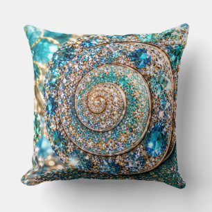 Sparkling Jewel Snail Cushion