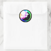 Sparkling kawaii style anime eye on sticker (Bag)