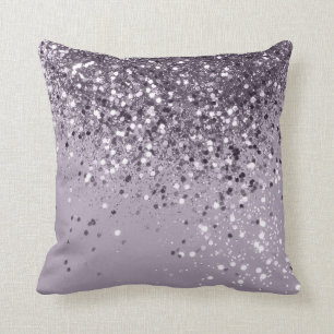 Sparkling Lavender Lady Glitter #2 #shiny #decor Cushion
