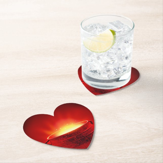 Sparkling Light Paper Coaster (Insitu)