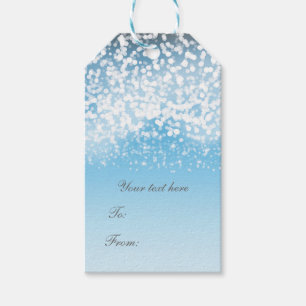 Sparkling Lights Romantic Winter Wonderland Gift Tags