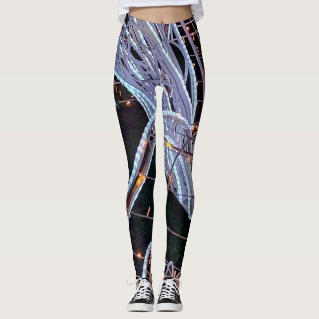 Sparkling lines leggings (Front)