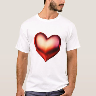 Sparkling Love Heart Glitter T-Shirt