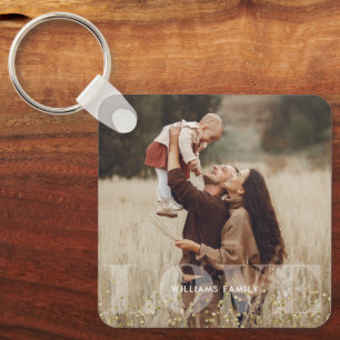 Sparkling Love Personalised Photo Key Ring