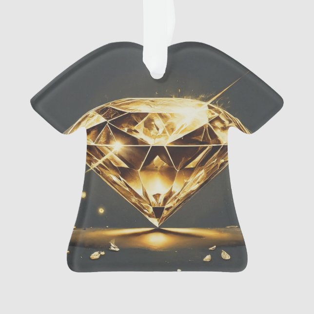 Sparkling Love Symbol Ornament (Front)