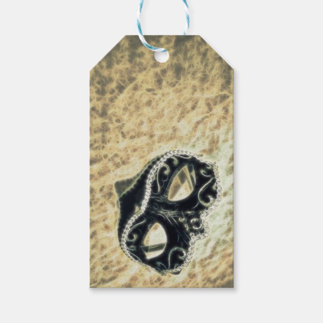 Sparkling mask gift tags (Front)