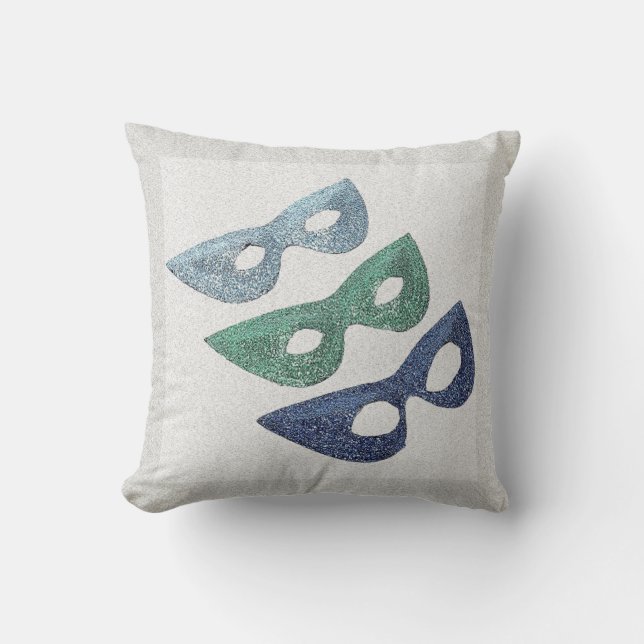 Sparkling Masks - Cushion (Front)