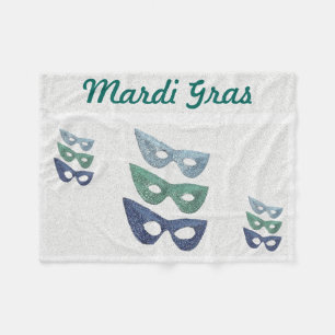 Sparkling Masks - Fleece Blanket