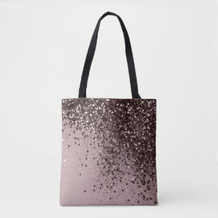 Sparkling Mauve Lady Glitter #4 (Faux Glitter) Tote Bag