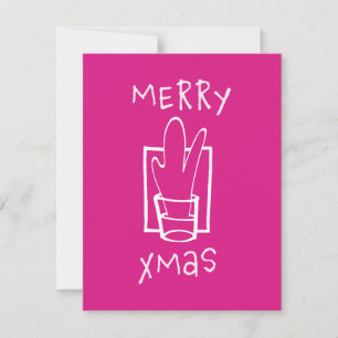 Sparkling Merry Xmas Holiday Card