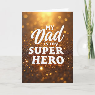 Sparkling My Dad Hero Card